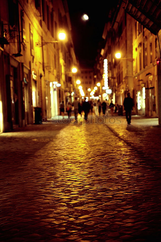 Similar – Image, Stock Photo City at night Town Empty