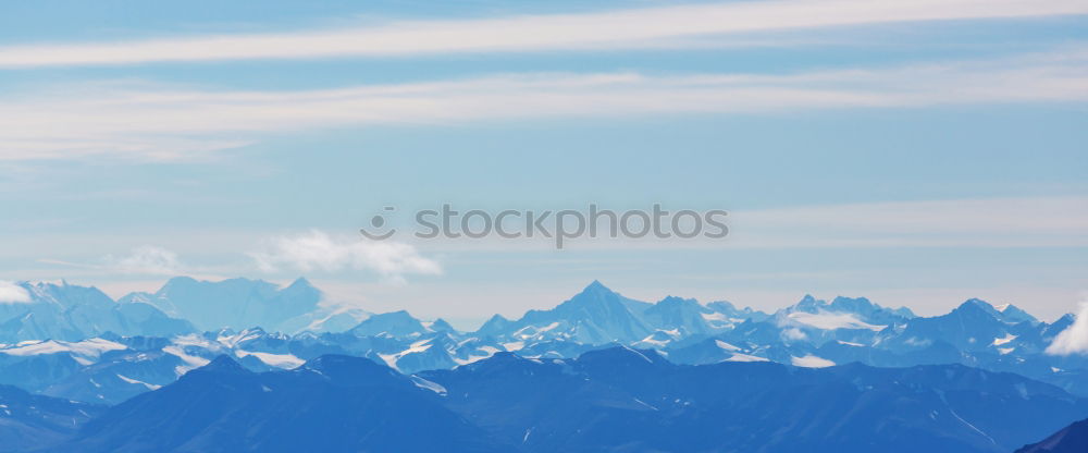 Similar – Image, Stock Photo Mount Everest summit and himalaya range aerial view