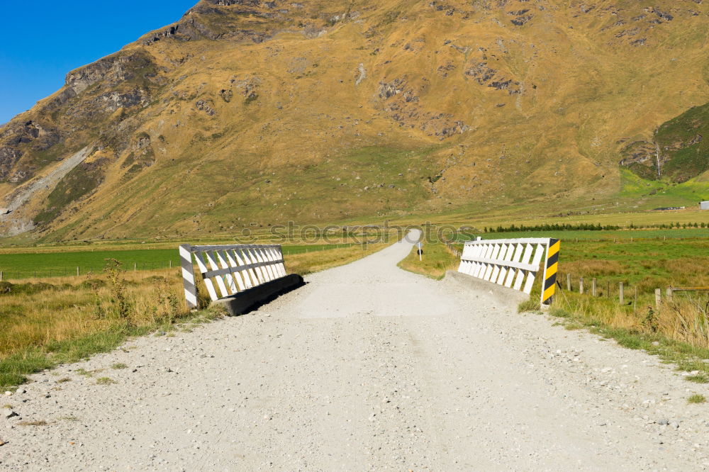 Similar – Image, Stock Photo Road to nowhere Field Hill