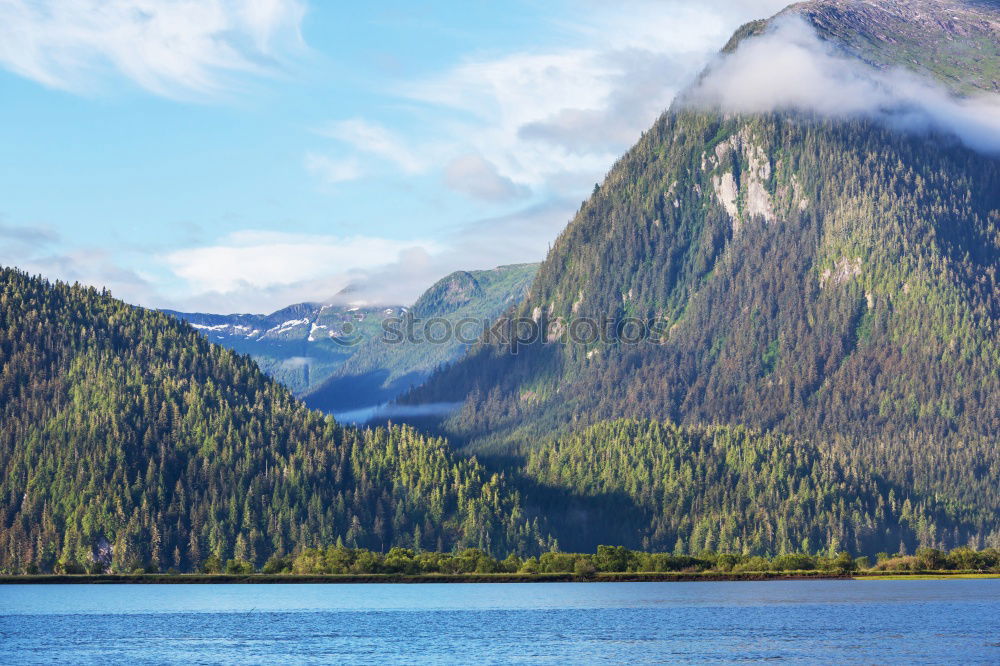 Similar – Image, Stock Photo View of the Geirangerfjord