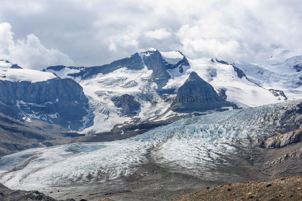 Similar – snowy land Hiking Nature