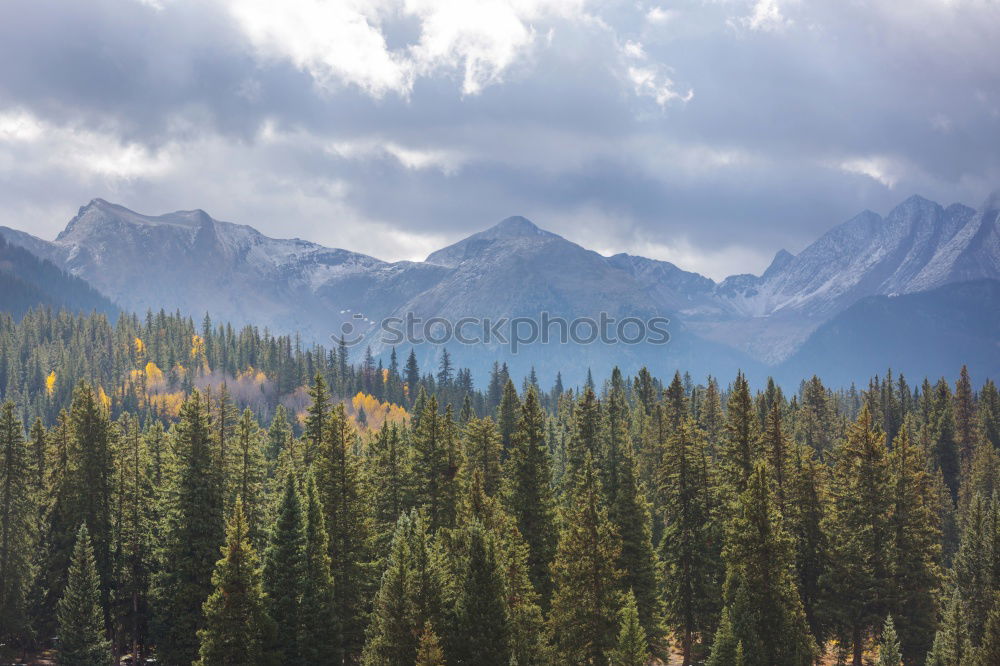 Similar – Image, Stock Photo River in valley of mountains