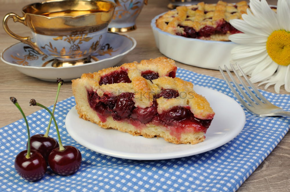 Similar – Image, Stock Photo plum cake Plum