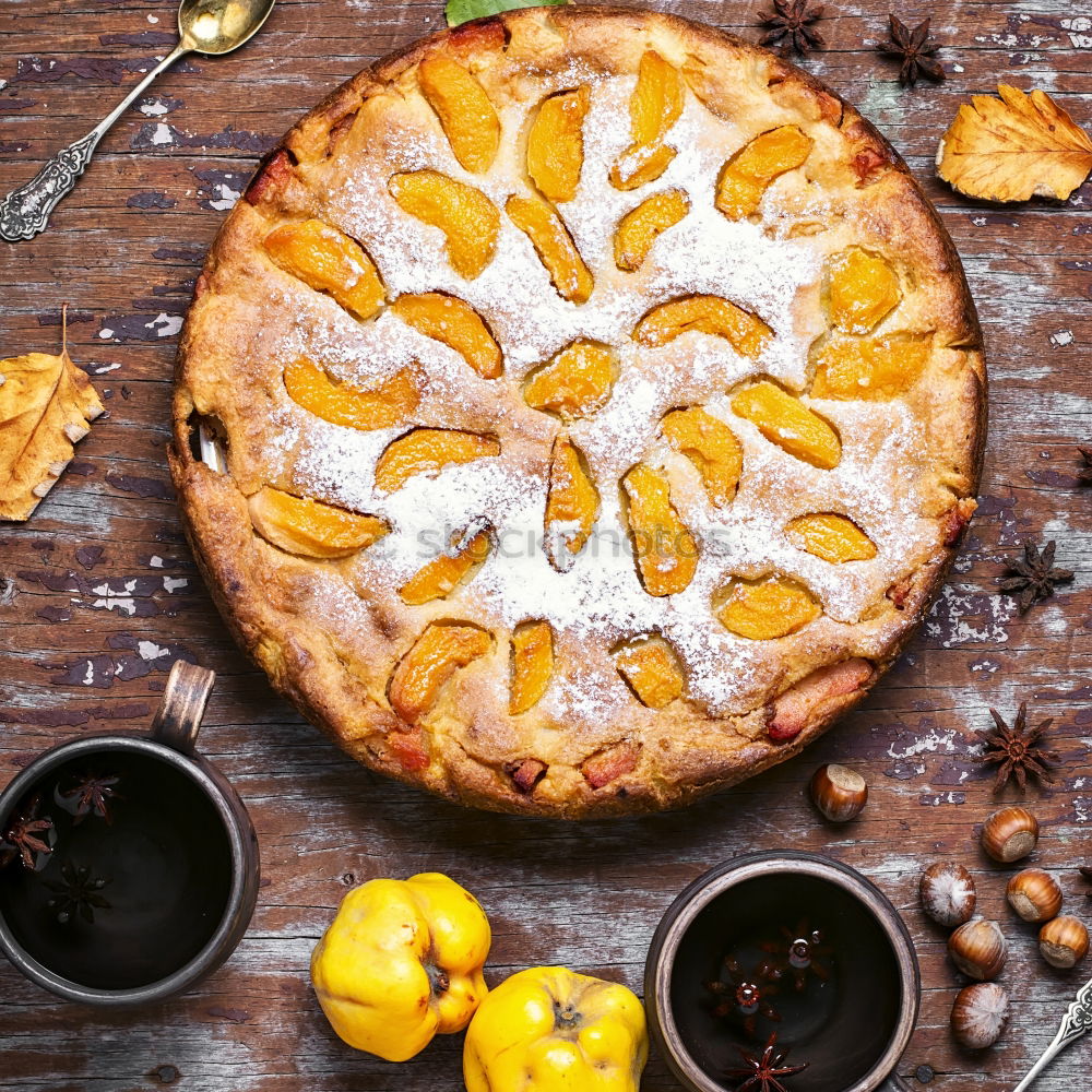 Similar – Image, Stock Photo Lemon Ricotta Tart II