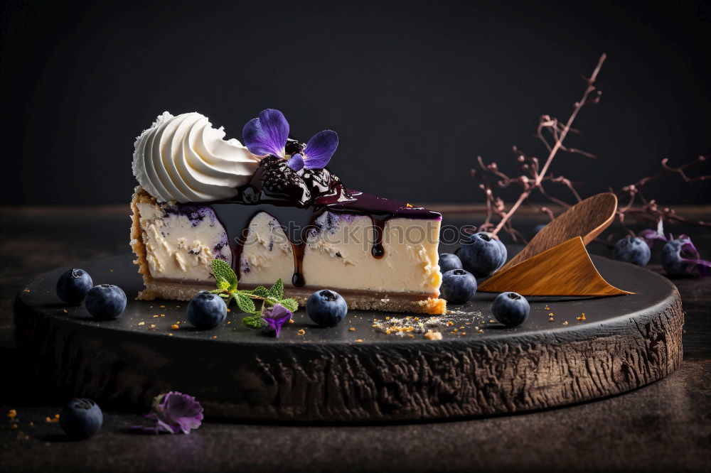 Similar – Image, Stock Photo three pieces of cheesecake