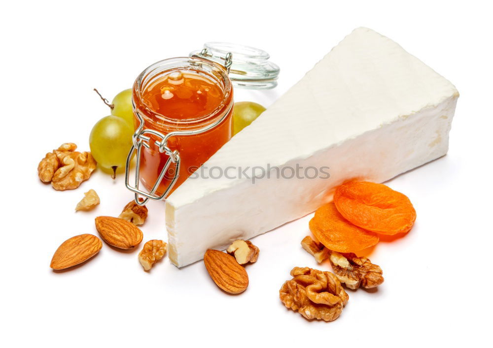 Similar – Image, Stock Photo Cheese sorts with fig mustard sauce and spoon