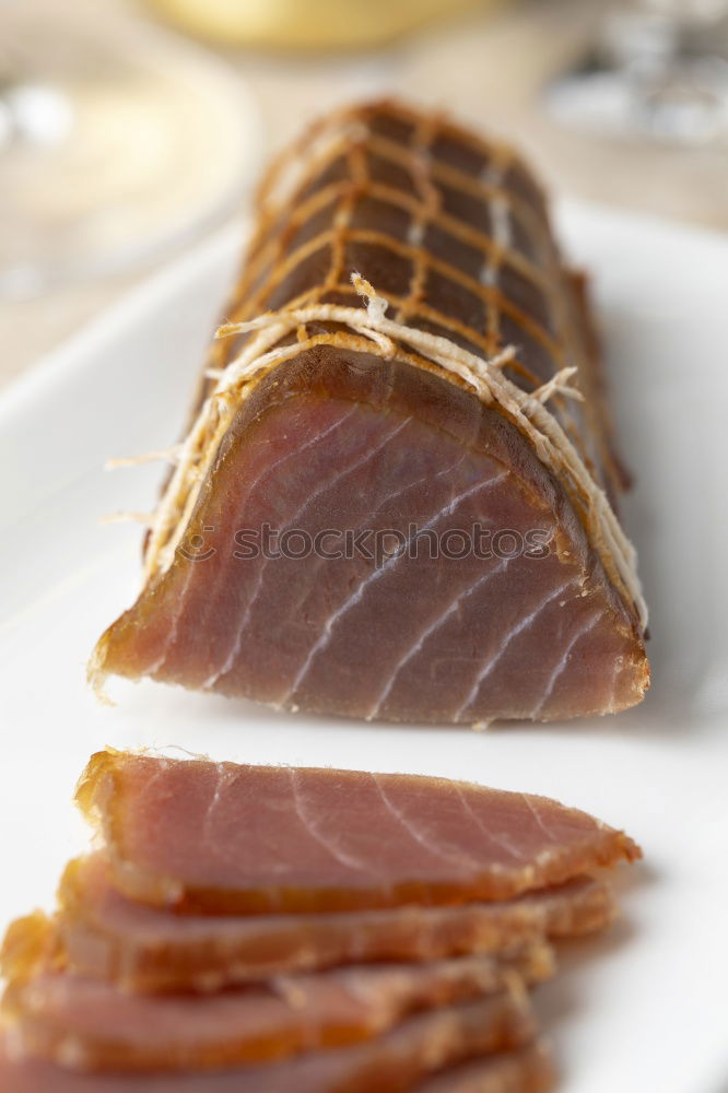 Similar – Image, Stock Photo Brettljause Food Sausage