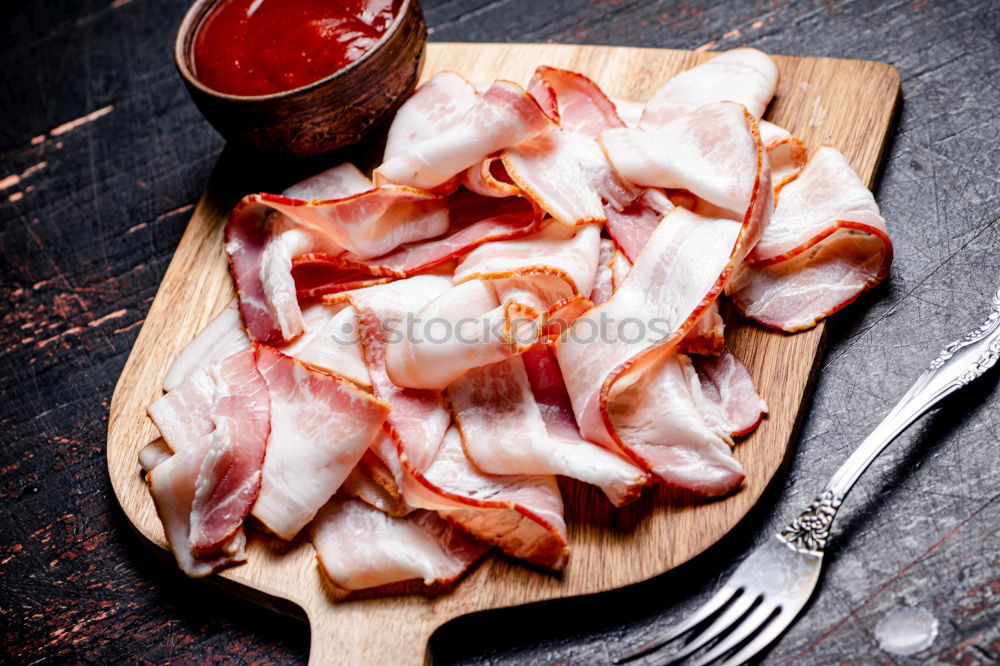 Similar – Image, Stock Photo parma ham Food Meat