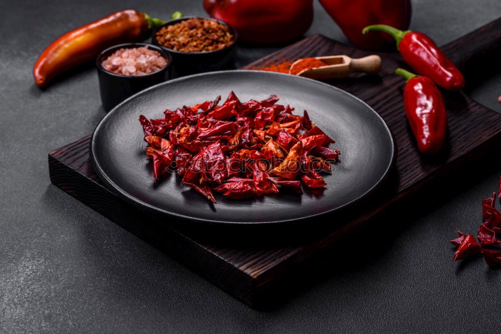 Similar – Image, Stock Photo Open pomegranate with seeds in a rustic bowl