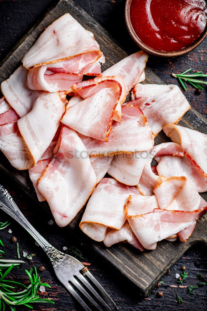 Similar – Image, Stock Photo parma ham Food Meat