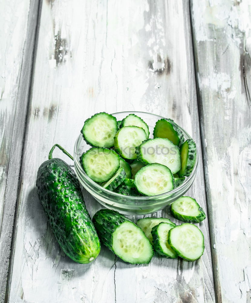 Similar – Image, Stock Photo Preparing ingredients for pickling cucumbers