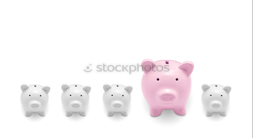 Similar – Image, Stock Photo Piggy bank family