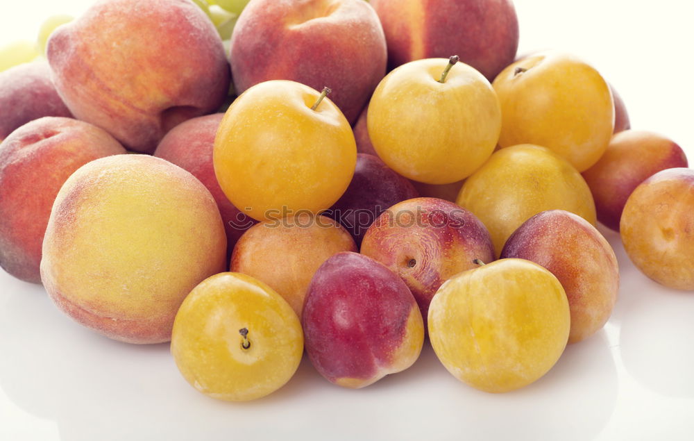 Image, Stock Photo Still life with mirabelle plums