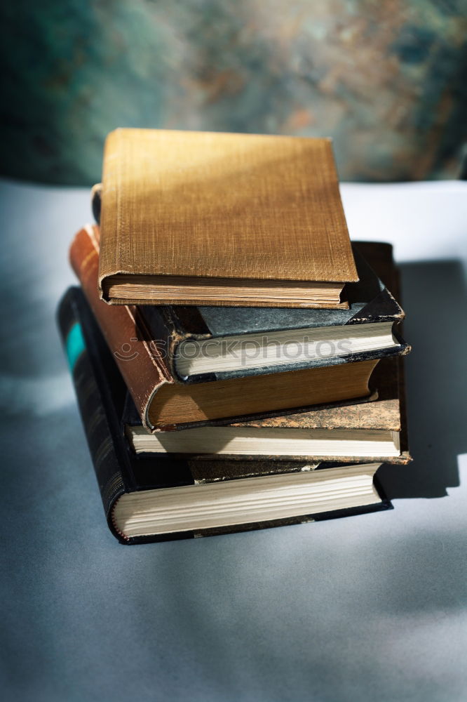 Image, Stock Photo old books Reading School