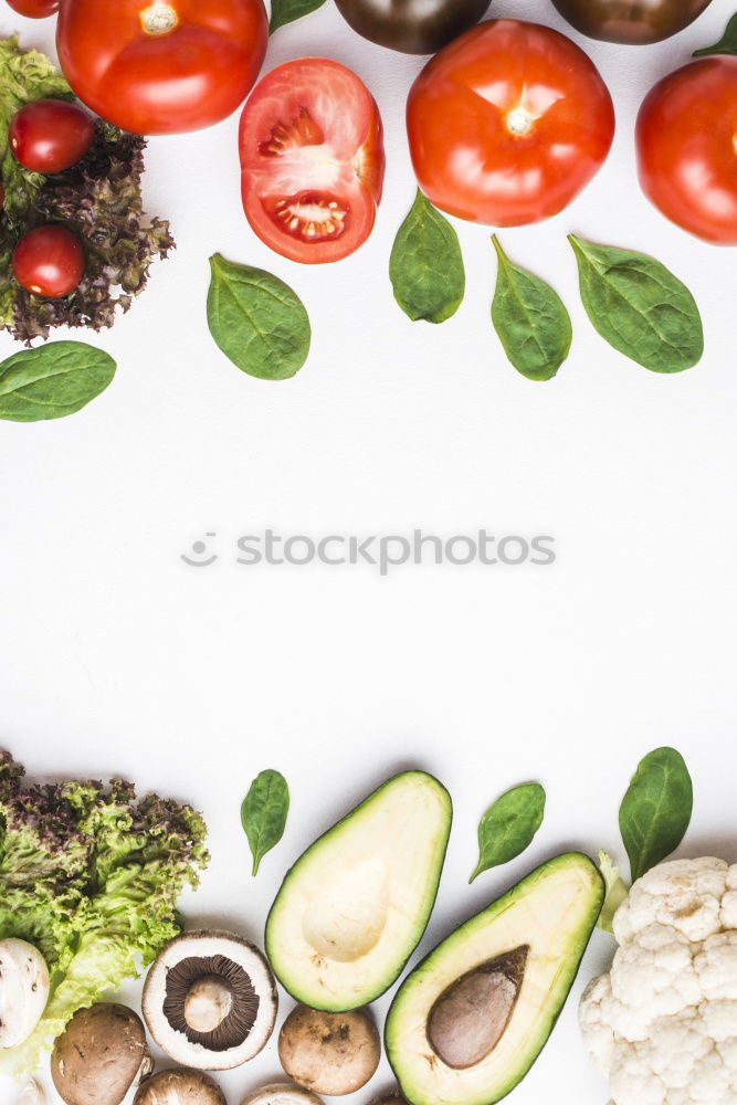 Similar – Image, Stock Photo Colourful chillies and spices on a white wooden table