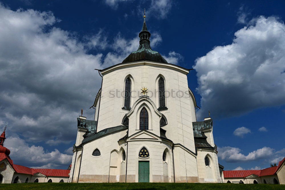 Similar – Icelandic church in the little town of Husavik