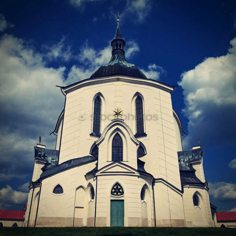 Similar – Icelandic church in the little town of Husavik