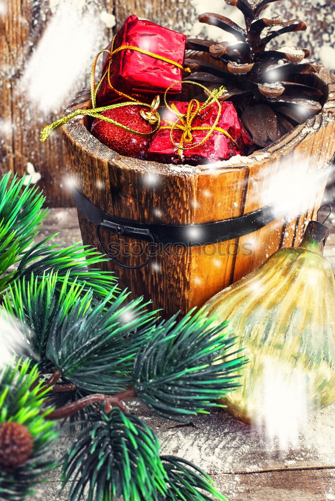 Similar – Christmas background with mulled wine and spices