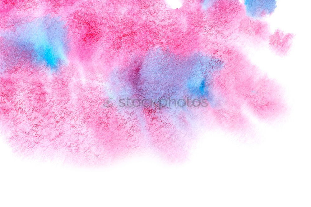 Similar – Image, Stock Photo pink and blue watercolours on textured paper