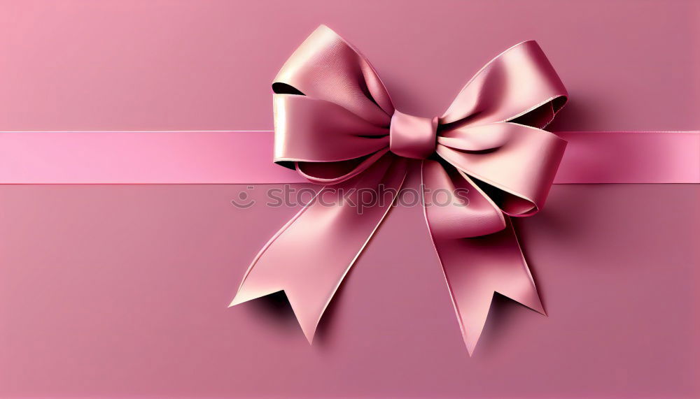 Similar – Image, Stock Photo Pink gift, parcel, bow, ribbon, flower blossom, and dots