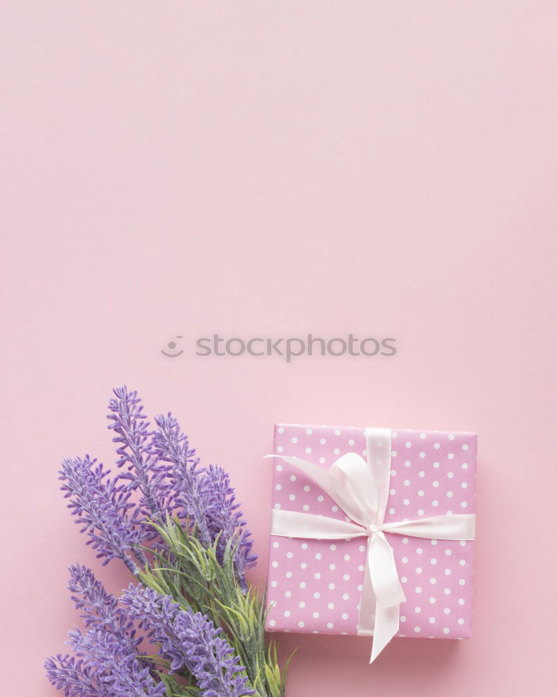 Similar – Image, Stock Photo Bouquet in a gift bag