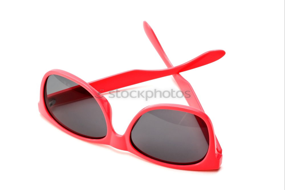 cool sunglasses in red