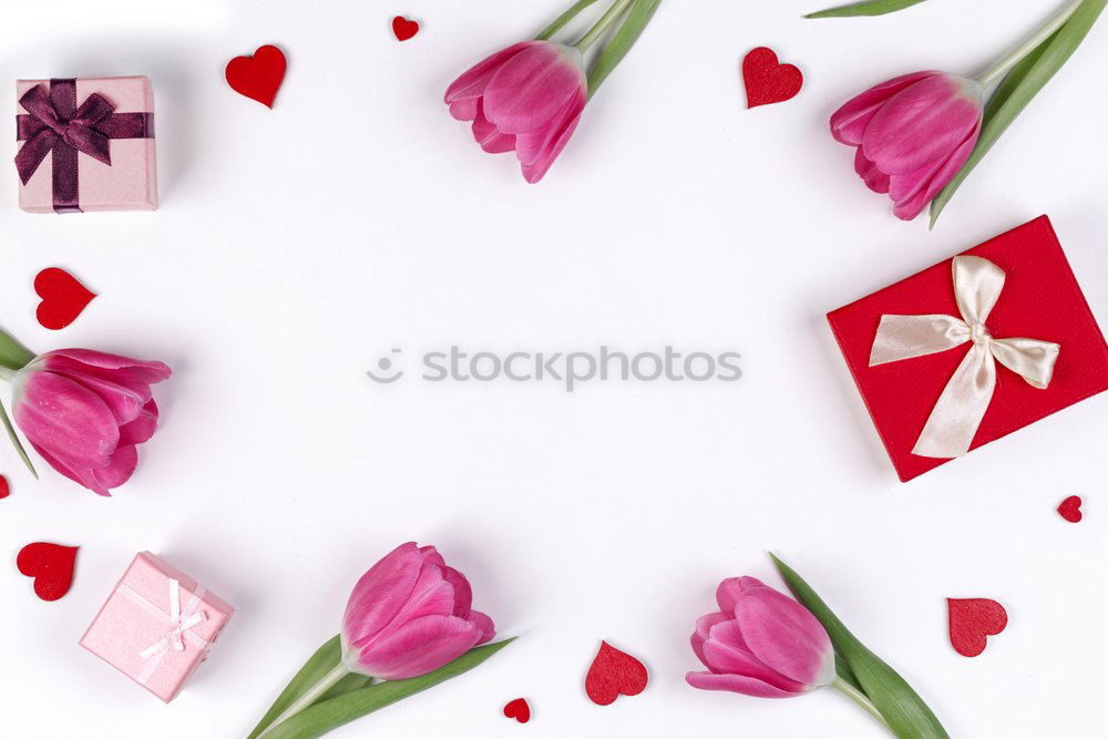Similar – Image, Stock Photo Easter decoration with tulips and eggs