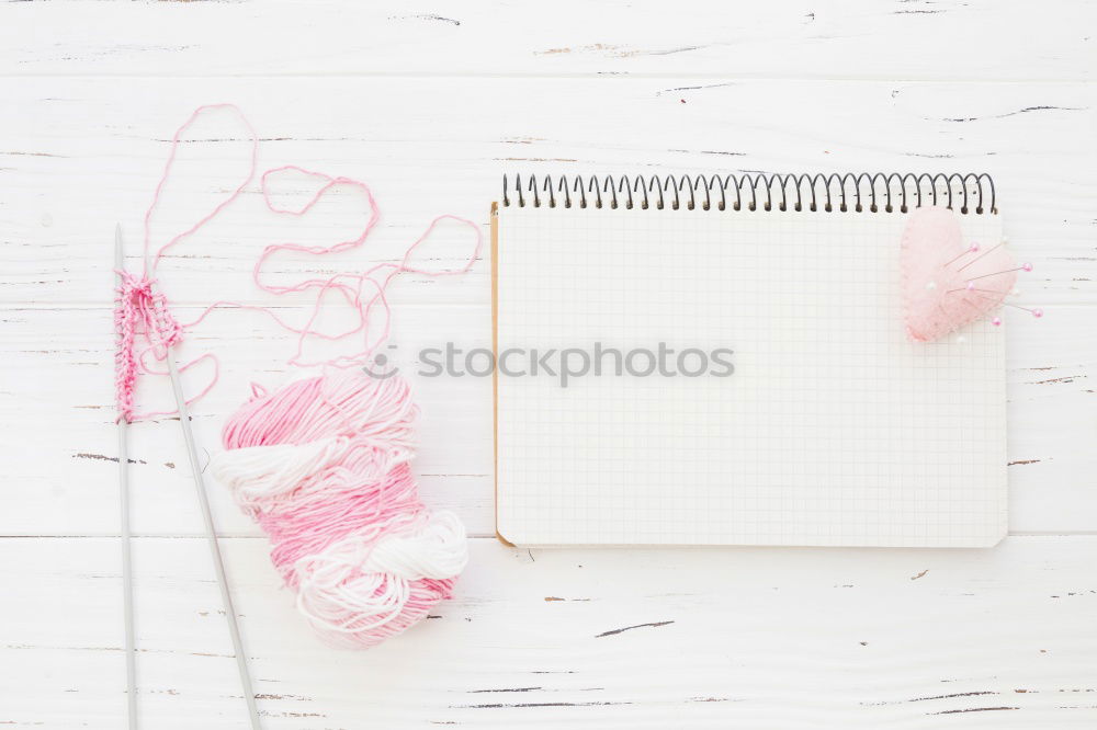 Similar – Image, Stock Photo sketchbook blank page on wooden table with palette