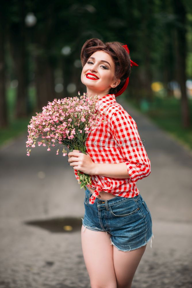 Similar – Image, Stock Photo bon appétit Woman Summer