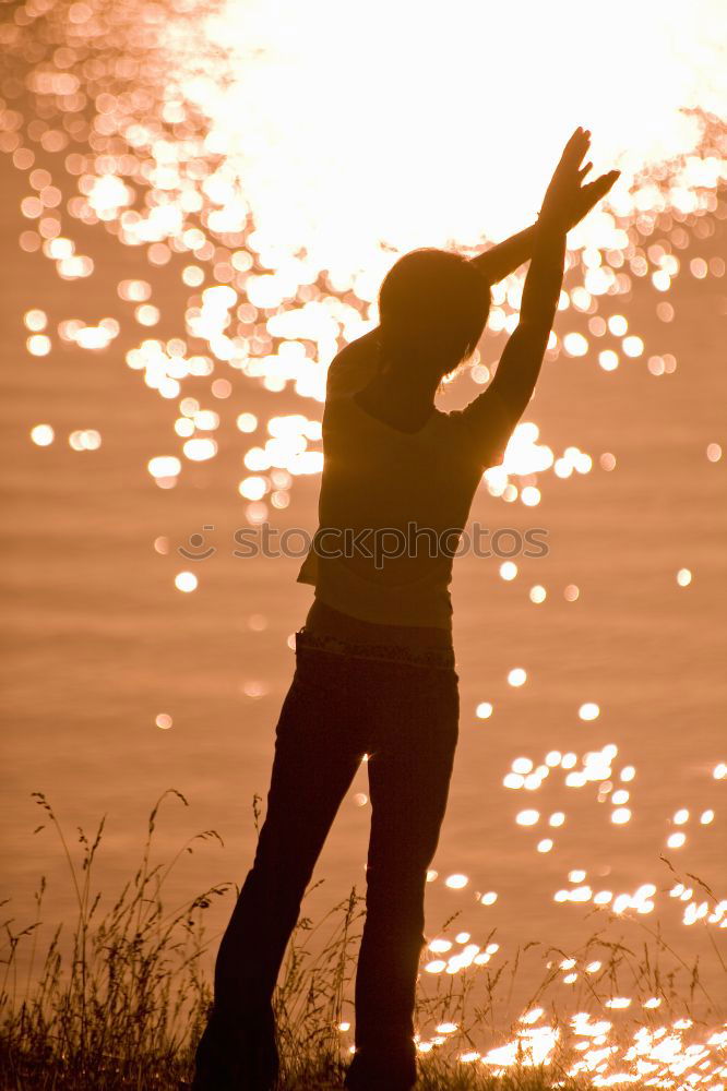 Similar – Image, Stock Photo towards the sun… I