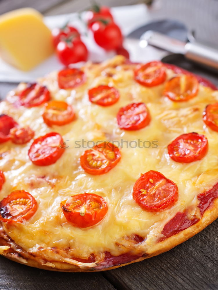 Similar – Image, Stock Photo Pizza Amore Food Sausage