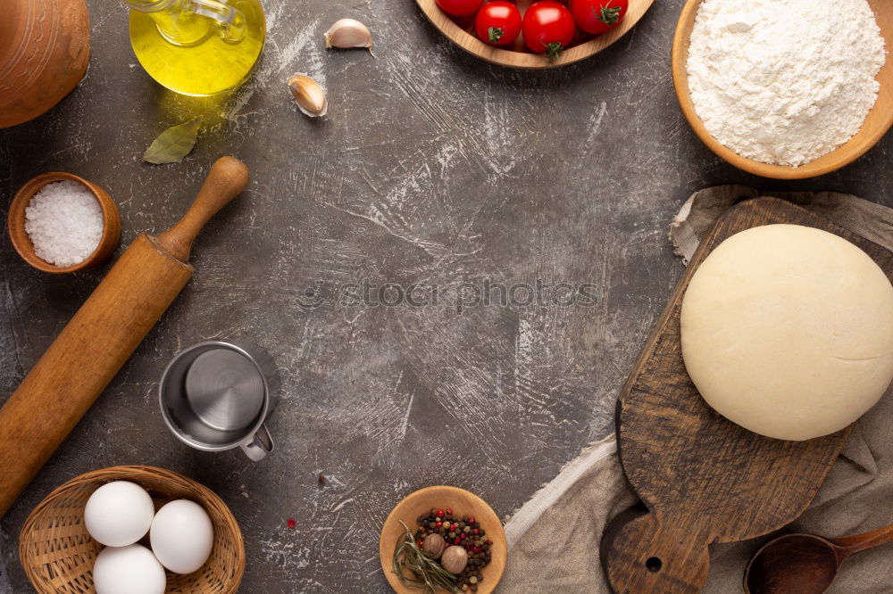 Similar – Image, Stock Photo yeast dough made from white wheat flour