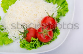 Similar – Image, Stock Photo Risotto rice with vegetables and ingredients