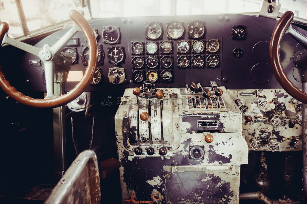 Similar – Image, Stock Photo Leadership | Pilot in the cockpit | CO2