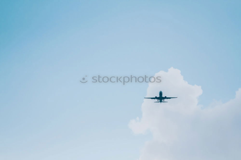 Similar – airplane from below