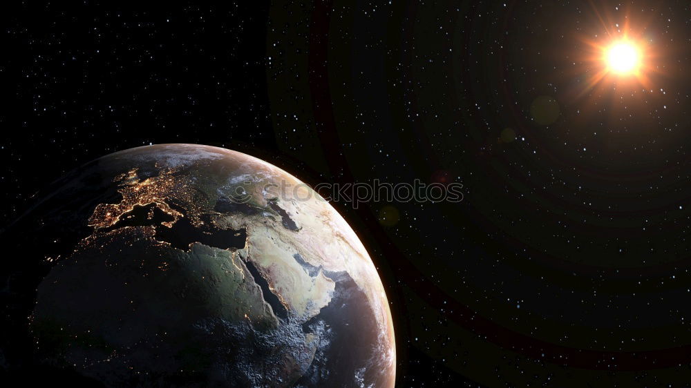 Similar – Image, Stock Photo Lanterns at the night sky with full moon