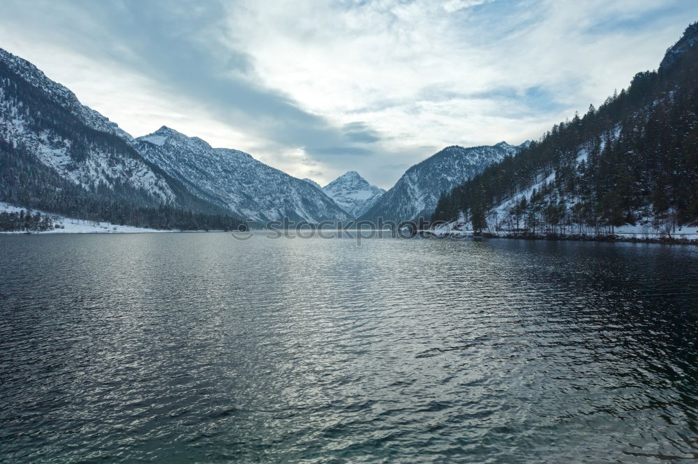 Similar – Image, Stock Photo rear lake Tourism Winter