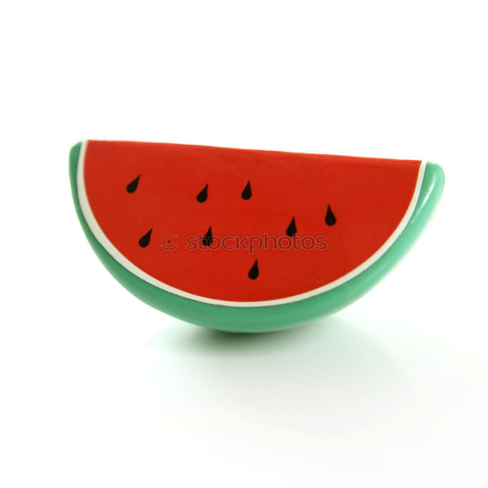 Similar – Pattern red watermelon on background. Flat lay, top view