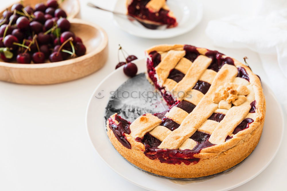 Similar – Image, Stock Photo close up of selfmade blueberry cakes in kitchen