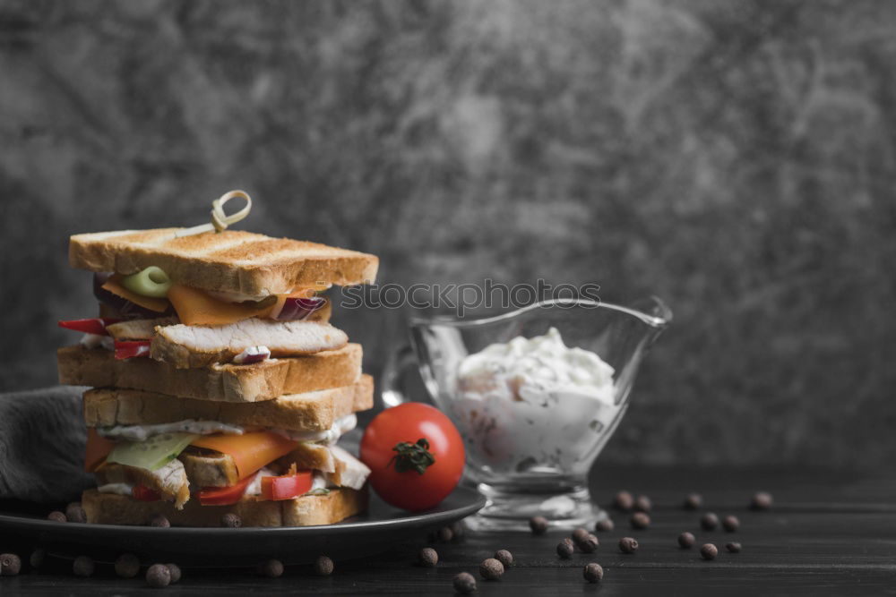 Similar – Image, Stock Photo cake with raisins Fruit