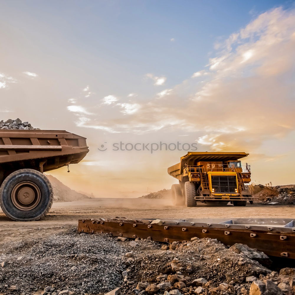 Similar – Image, Stock Photo Bucket wheel excavator in the Garzweiler 2 open pit mine