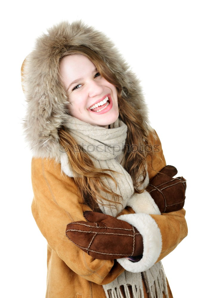 Similar – winter girl Colour photo