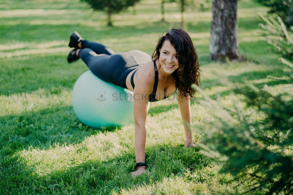 Similar – athletic woman resting