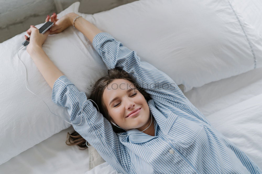 Similar – Image, Stock Photo Young female women taking selfie with smartphone