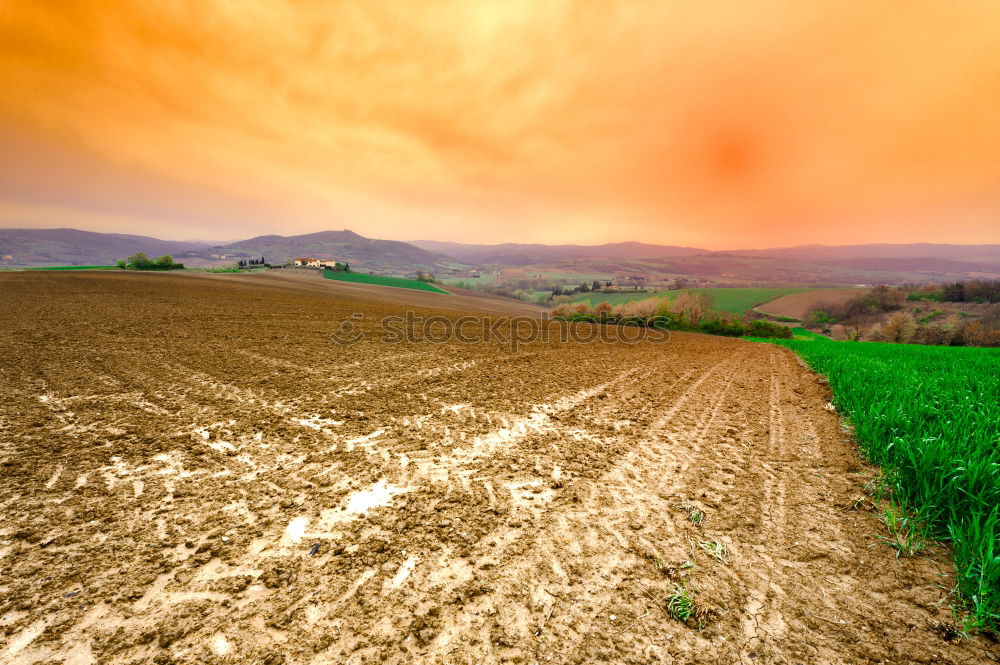 Similar – Field path and landscape