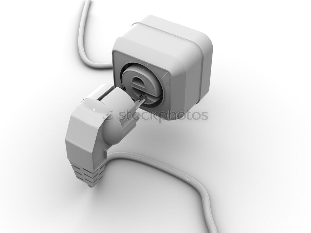 Image, Stock Photo current snake Electricity