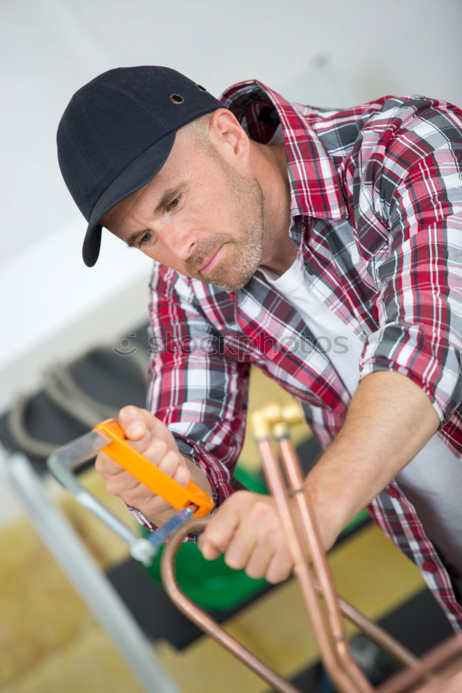 Similar – Image, Stock Photo Motorcycles mechanic resting having a beer