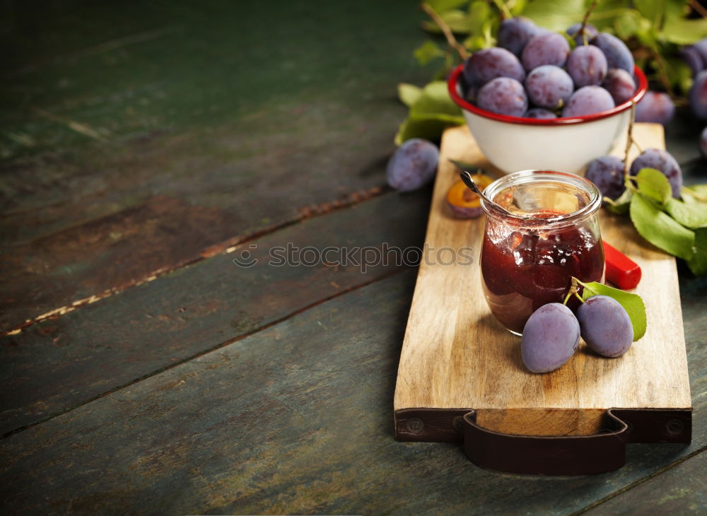 Similar – Image, Stock Photo Fresh plums with leaves