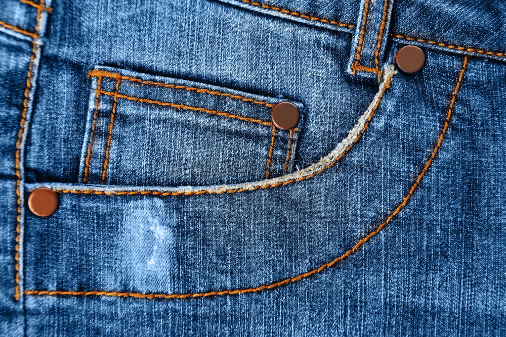 Similar – Jeans Pocket Closeup With Denim Texture Details