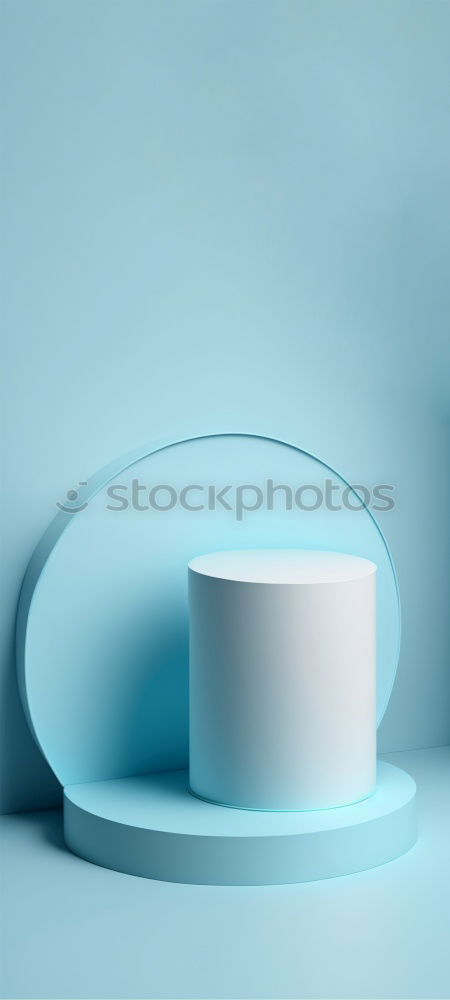 Similar – Image, Stock Photo Empty bowl on blue wood in bird’s eye view